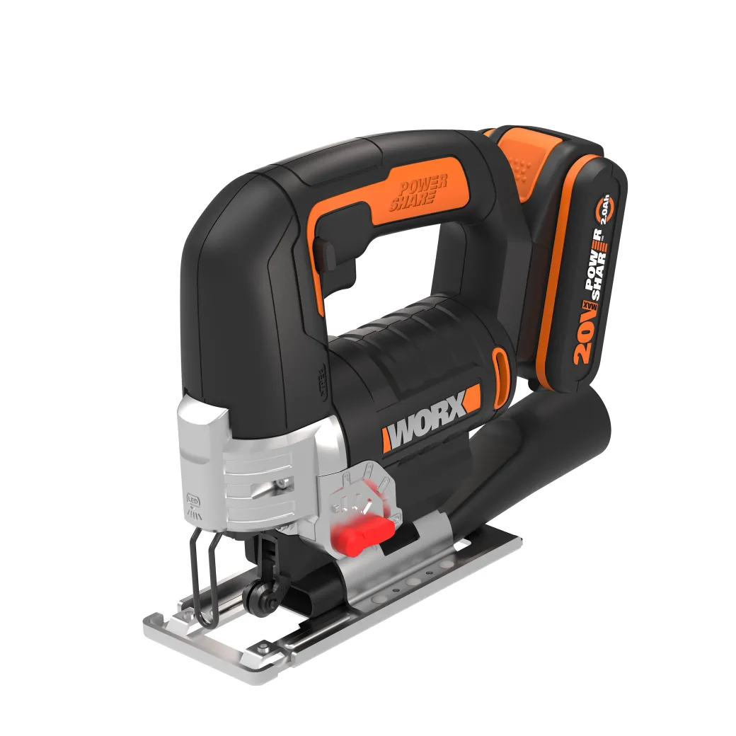 Worx Decoupeerzaag Op Accu Wx543 20V (1 Accu)|Brico Online