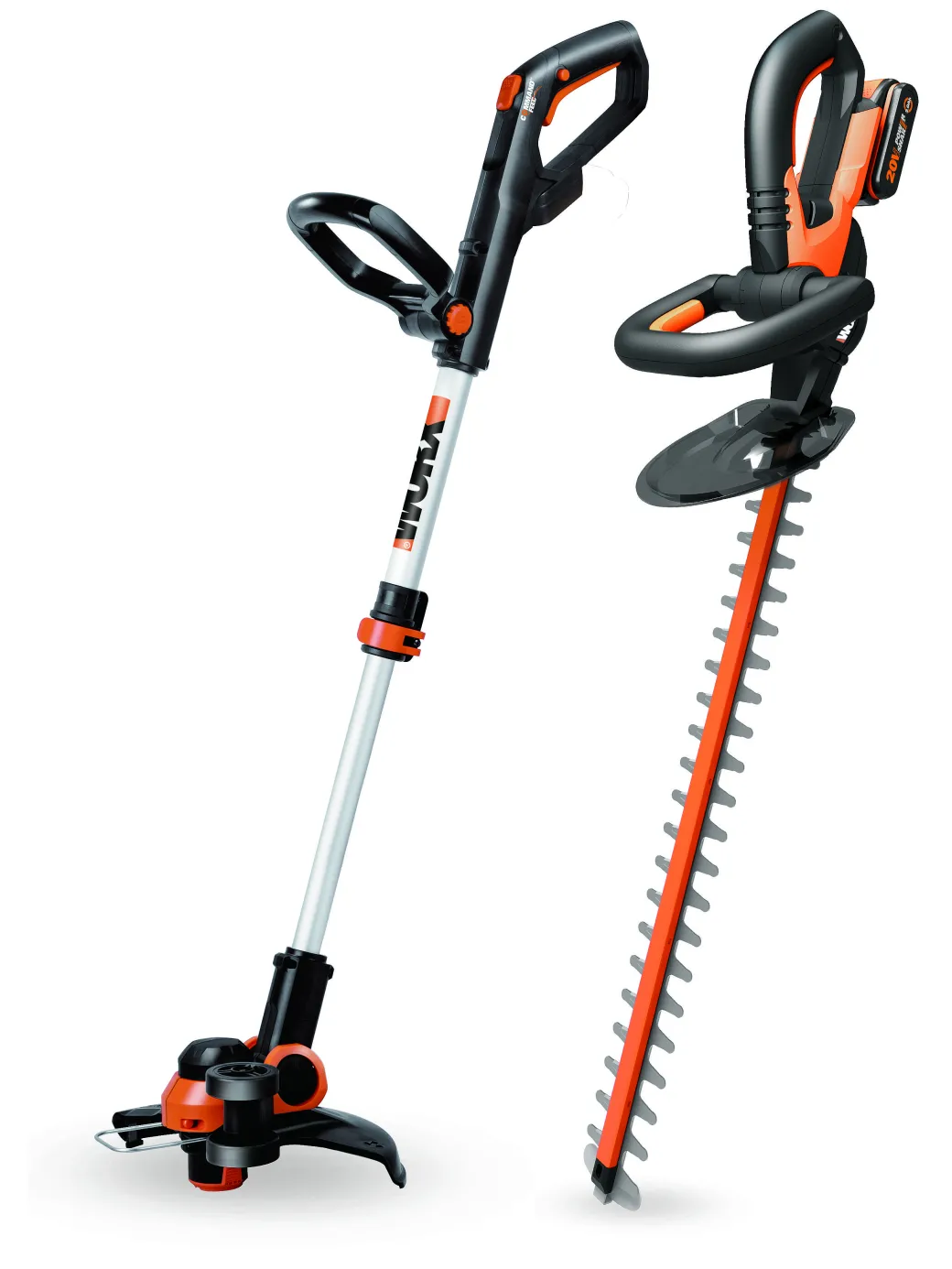 Worx Grastrimmer Wg163 + Heggenschaar Wg260E.9|Brico Hot