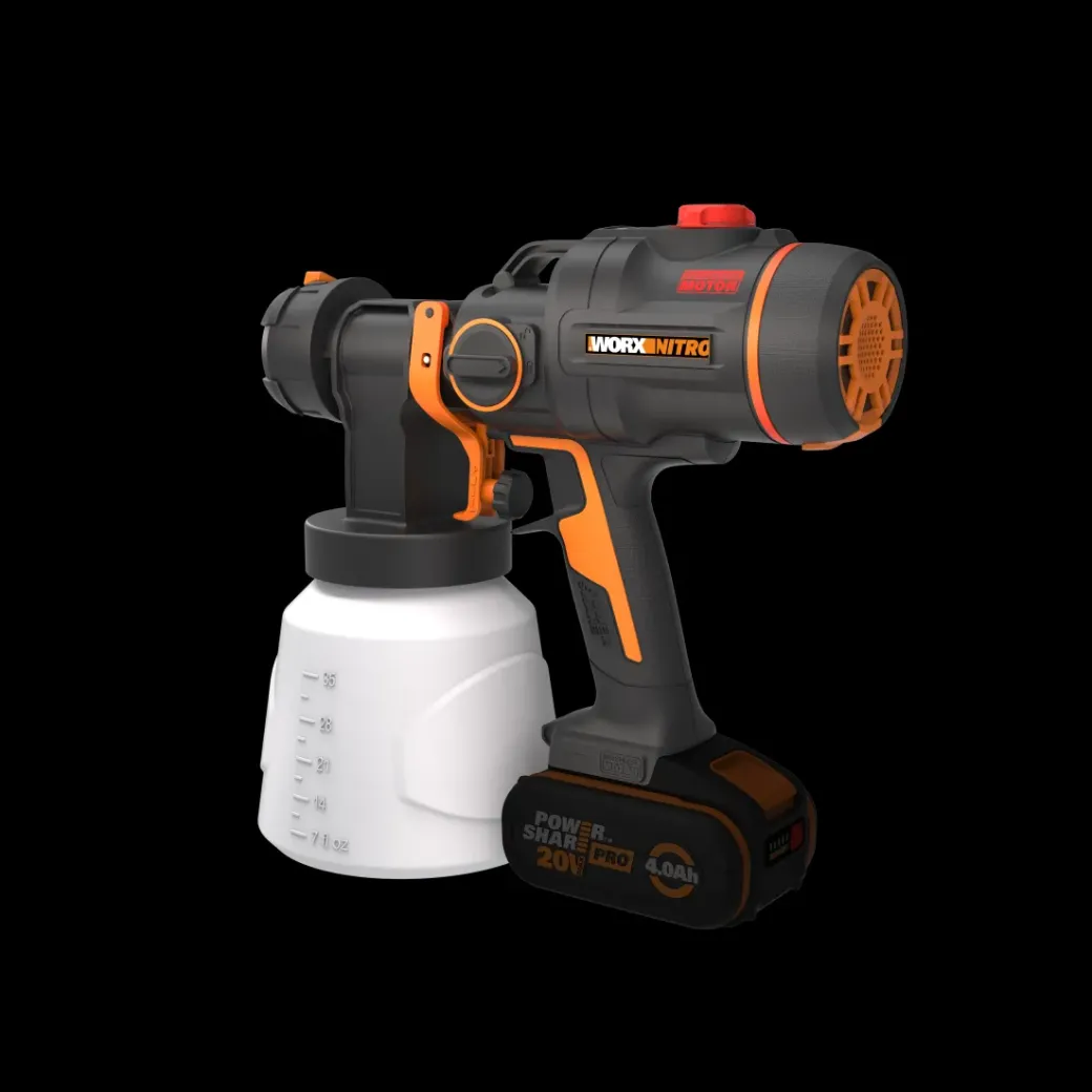 Brico Verfspuiten-Worx Hvlp Verfspuit Wx020.9 20V (Zonder Accu)