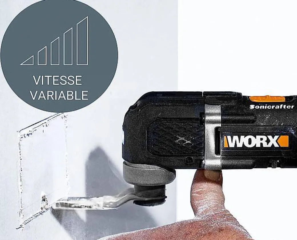 Worx Multitool Sonicrafter Wx696 20V|Brico Best