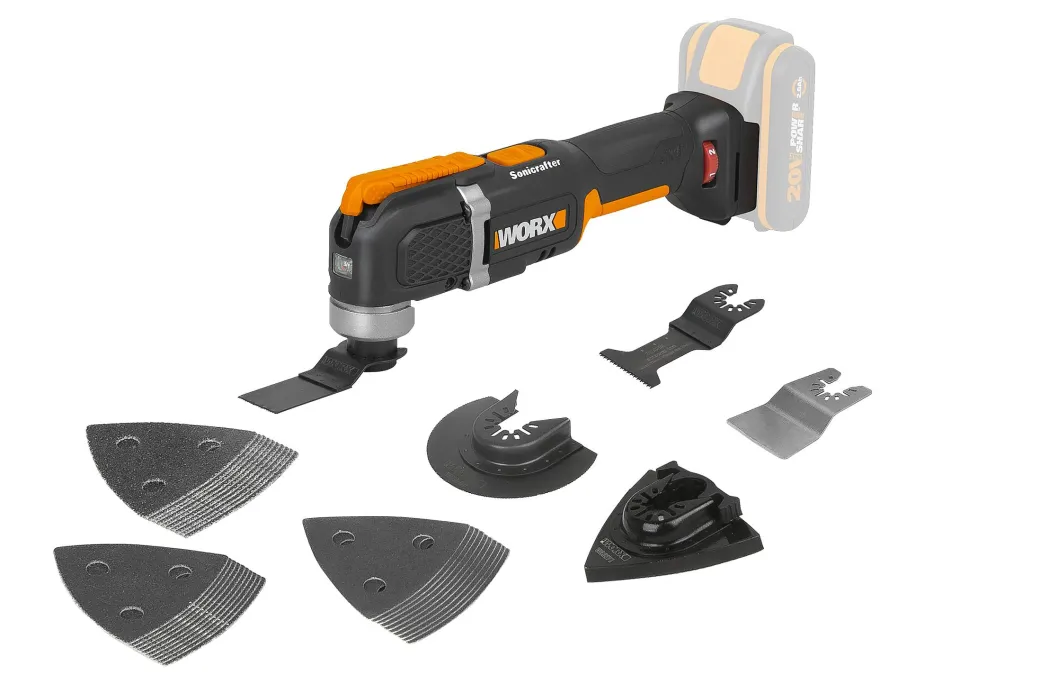 Worx Multitool Sonicrafter Wx696.9 20V (Zonder Accu)|Brico Hot