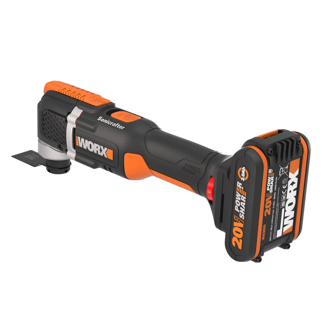 Worx Multitool Sonicrafter Wx696.9 20V (Zonder Accu)|Brico Hot