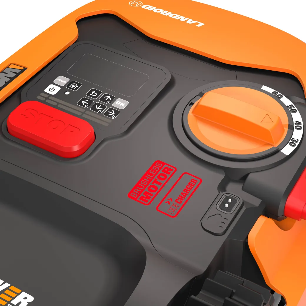 Worx Robotmaaier Landroid M700 - 20V Accu - Voor Gazons Tot Ca. 300M² - Maaibreedte 180Mm - Incl. Laadstation En 150M Terreinafbakeningskabel|Brico Clearance