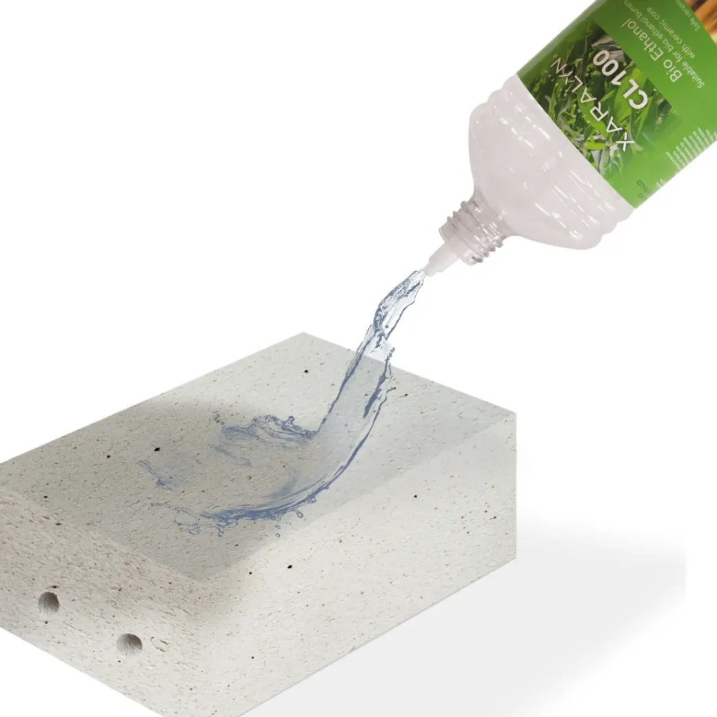 Brico Sfeerhaarden<Xaralyn Sfeerhaard Riano Geborsteld Rvs Met Bio-Ethanol Brander