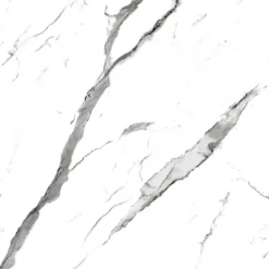 Brico Vinylbehang-Zelfklevend Behang - Pvc - Marmer - Wit - Marmo Bianco Glossy - 122Cmx10M