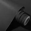 Brico Vinylbehang-Zelfklevend Behang - Vinyl - Zwart - Zwart Effen - Nero Solido - 122Cmx10M