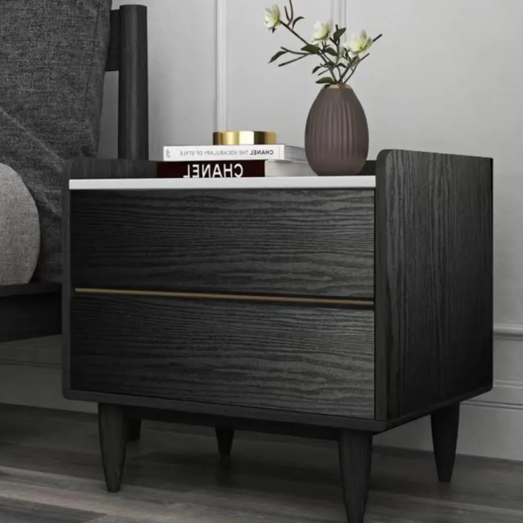 Brico Vinylbehang-Zelfklevend Behang - Vinyl - Zwart - Zwart Houtlook - Houtlook - Legno Nero - 122Cmx10M