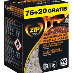 Brico Brandstoffen<Zip Aanmaakblokjes 'Energy Original' - 96 Stuks