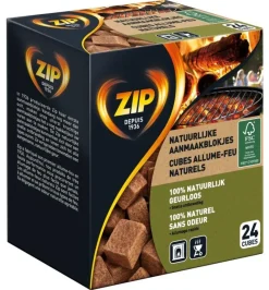Brico Brandstoffen<Zip Aanmaakblokjes 'Natural' - 24 Stuks