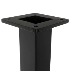 Brico Meubelpoten-Zwarte Tafelpoot Vierkant - 40 X 40 X 720 Mm