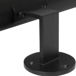 Brico Trapleuningen-Zwarte Trapleuning 200 Cm + 2 Houders